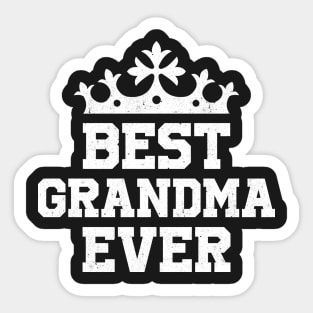 BEST GRANDMA EVER gift ideas for family Sticker